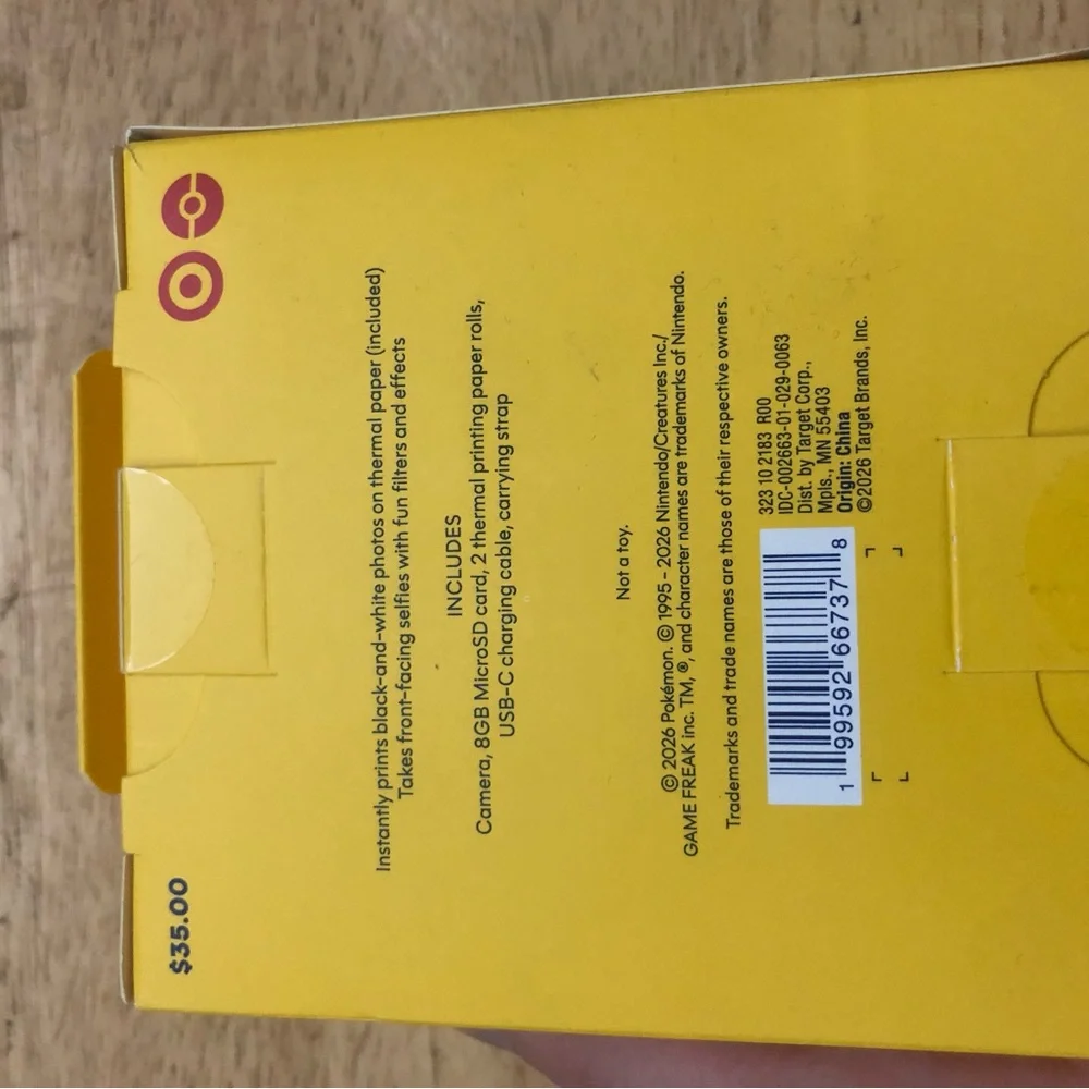 Target Pokémon Instant Print Digital Camera - White